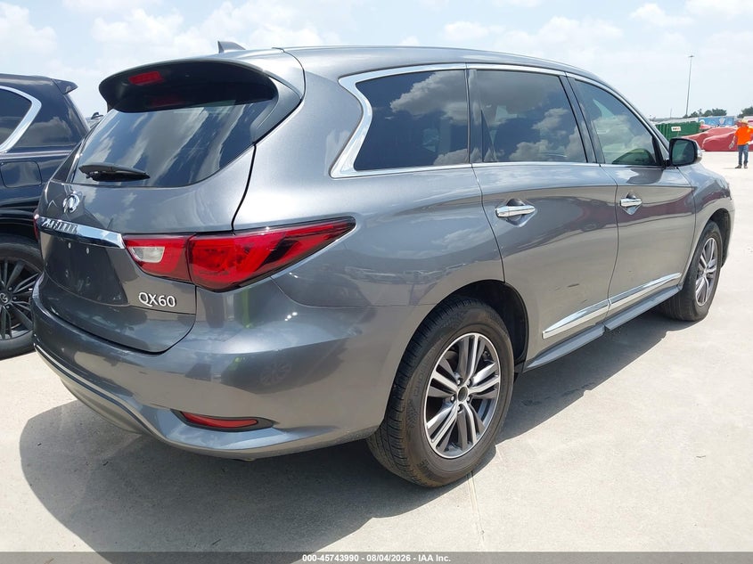 2017 Infiniti Qx60 VIN 5N1DL0MN2HC556444 IAAI salvage auction — WATER/FLOOD, Salvage Title, sold $1,950 on 2026-08-23 (photo 4)