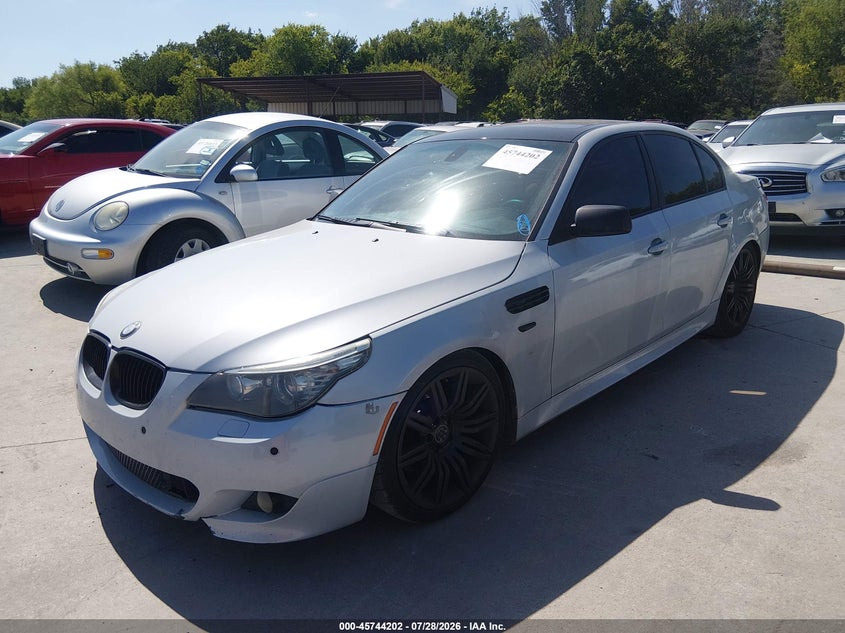 2008 BMW 5 series VIN WBANW53508CT53967 IAAI salvage auction — LEFT REAR, Original (Texas), sold $1,150 on 2026-08-03 (photo 2)