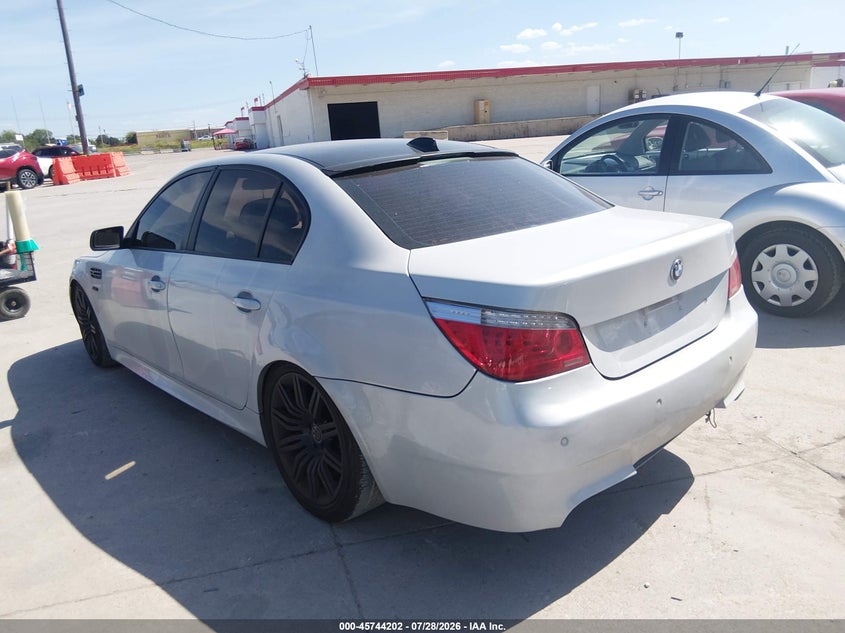 2008 BMW 5 series VIN WBANW53508CT53967 IAAI salvage auction — LEFT REAR, Original (Texas), sold $1,150 on 2026-08-03 (photo 3)