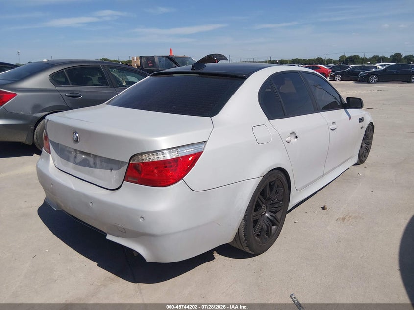 2008 BMW 5 series VIN WBANW53508CT53967 IAAI salvage auction — LEFT REAR, Original (Texas), sold $1,150 on 2026-08-03 (photo 4)