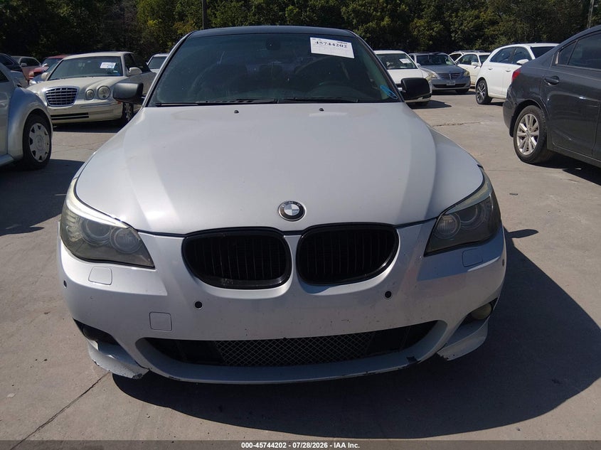2008 BMW 5 series VIN WBANW53508CT53967 IAAI salvage auction — LEFT REAR, Original (Texas), sold $1,150 on 2026-08-03 (photo 6)