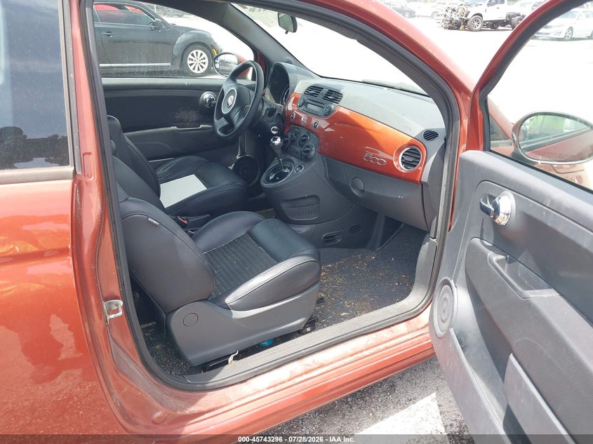 2015 Fiat 500 VIN 3C3CFFBR7FT663396 IAAI salvage auction — NORMAL WEAR, Clear - Public Restricted (Oklahoma), sold $750 on 2026-08-11 (photo 5)