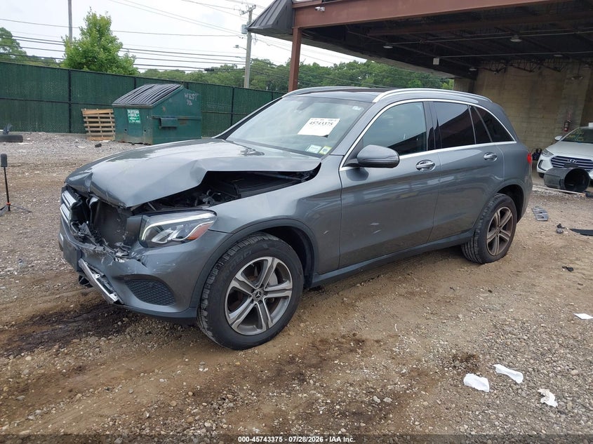 2019 Mercedes-benz Glc VIN WDC0G4KB1KV117832 IAAI salvage auction — FRONT END, Wait Title, sold $5,600 on 2026-08-14 (photo 2)