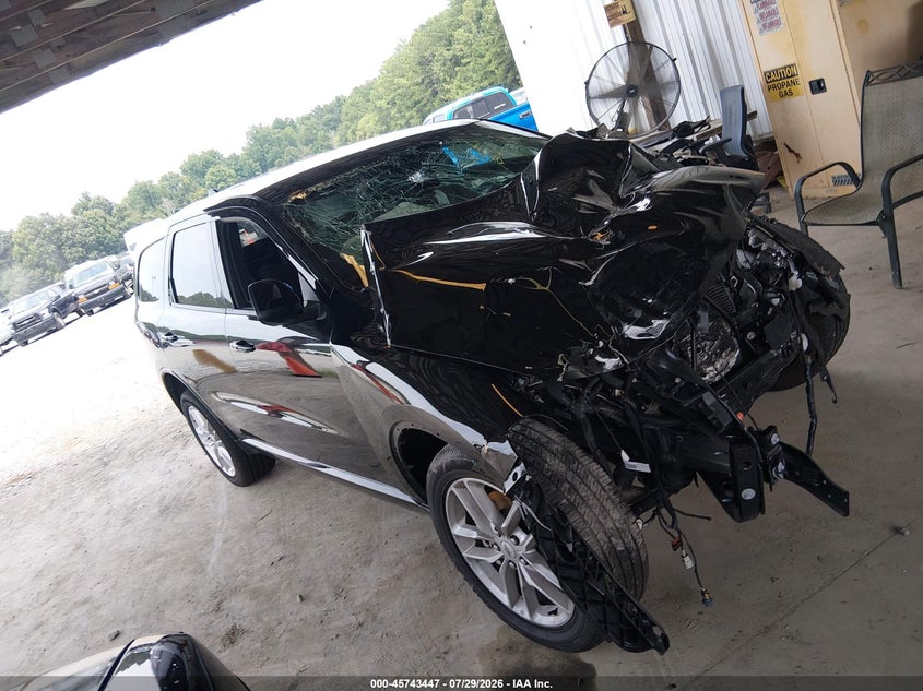 2025 Dodge Durango VIN 1C4RDJDG5SC546528 IAAI salvage auction — FRONT END, Certificate Of Destruction (Florida), sold $2,550 on 2026-08-03 (photo 1)