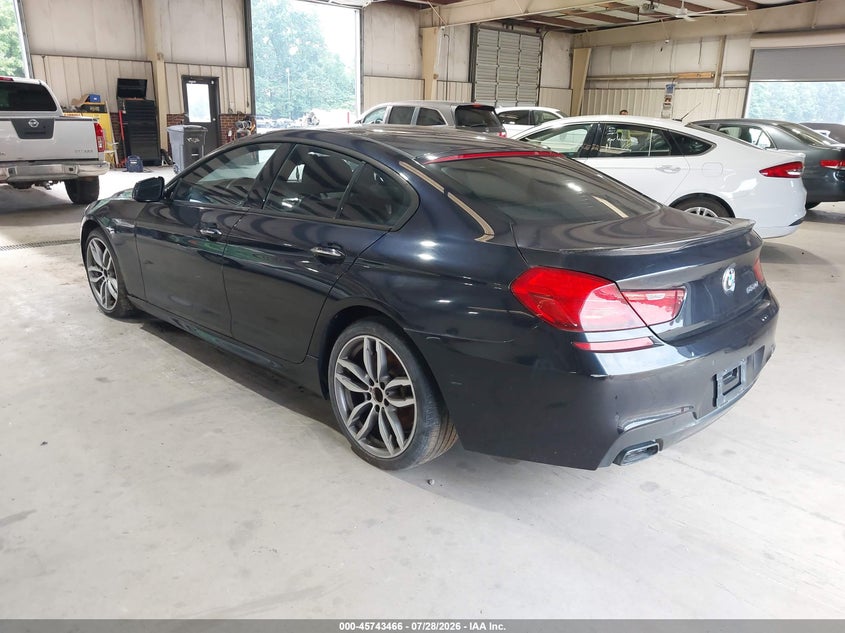 2013 BMW 6 series VIN WBA6B2C56DDG66754 IAAI salvage auction — NORMAL WEAR, Clear (North Carolina), sold $1,350 on 2026-08-06 (photo 3)