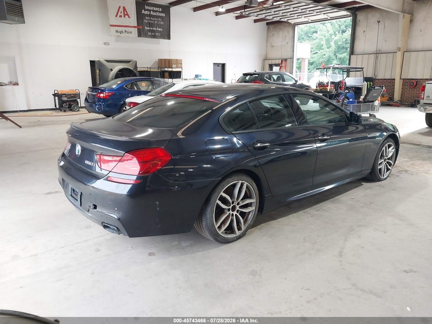 2013 BMW 6 series VIN WBA6B2C56DDG66754 IAAI salvage auction — NORMAL WEAR, Clear (North Carolina), sold $1,350 on 2026-08-06 (photo 4)