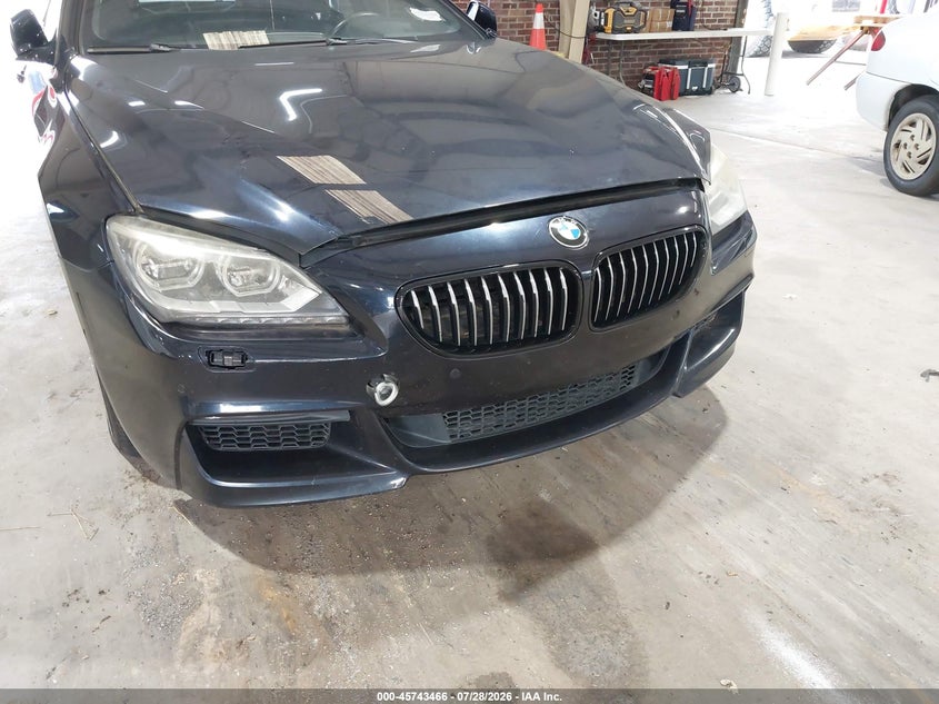 2013 BMW 6 series VIN WBA6B2C56DDG66754 IAAI salvage auction — NORMAL WEAR, Clear (North Carolina), sold $1,350 on 2026-08-06 (photo 6)