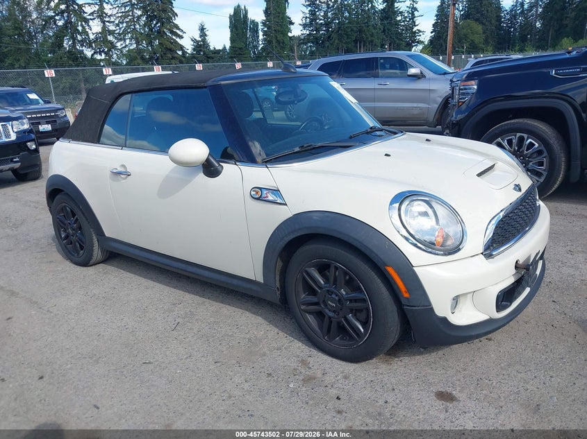2012 Mini Cooper VIN WMWZP3C51CT250357 IAAI salvage auction — NORMAL WEAR, Clear (Washington), sold $600 on 2026-08-05 (photo 1)