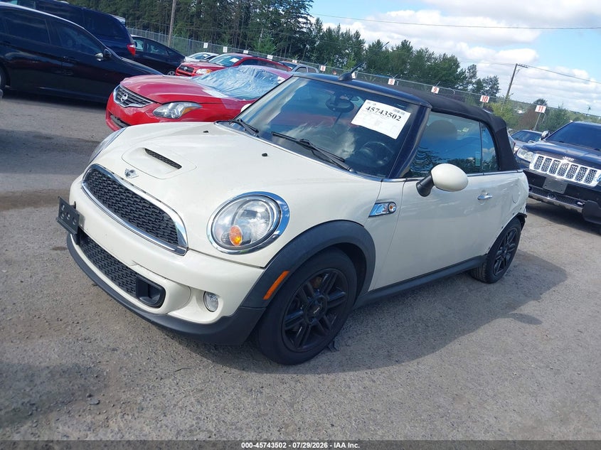 2012 Mini Cooper VIN WMWZP3C51CT250357 IAAI salvage auction — NORMAL WEAR, Clear (Washington), sold $600 on 2026-08-05 (photo 2)