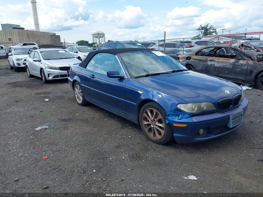 2005 BMW 3 series VIN WBABW53445PL50956 IAAI salvage auction — NORMAL WEAR, Clear (New Jersey), sold $575 on 2026-08-03 (photo 1)