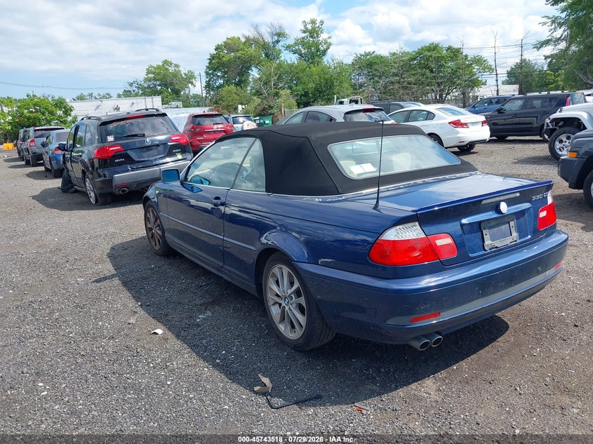 2005 BMW 3 series VIN WBABW53445PL50956 IAAI salvage auction — NORMAL WEAR, Clear (New Jersey), sold $575 on 2026-08-03 (photo 3)