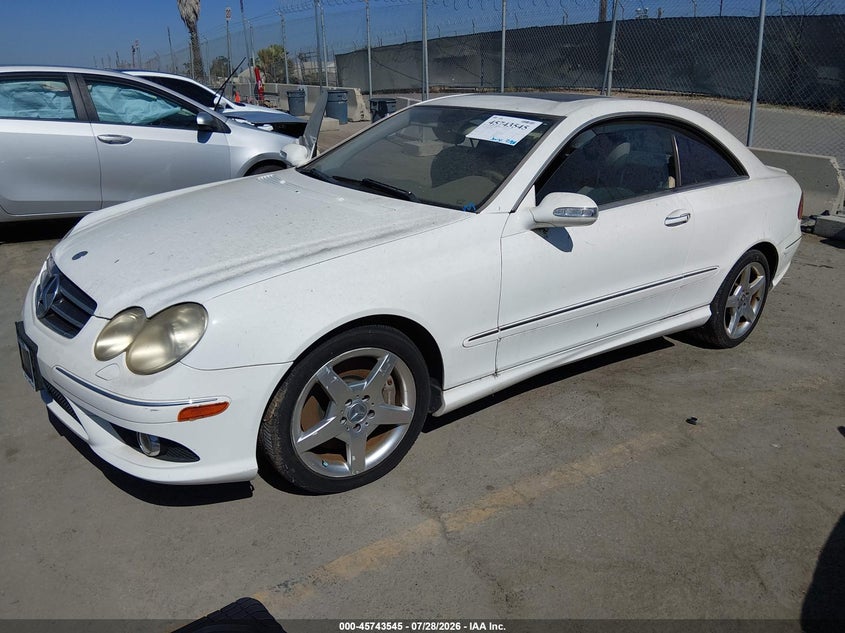 2006 Mercedes-benz Clk-class VIN WDBTJ75H86F179183 IAAI salvage auction — NORMAL WEAR, Clear - Dealer Only (California), sold $675 on 2026-08-19 (photo 2)
