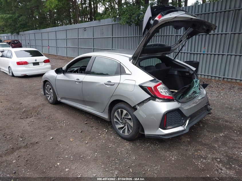 2017 Honda Civic VIN SHHFK7H2XHU403398 IAAI salvage auction — REAR END, Salvage (New Jersey), sold $2,350 on 2026-09-05 (photo 3)