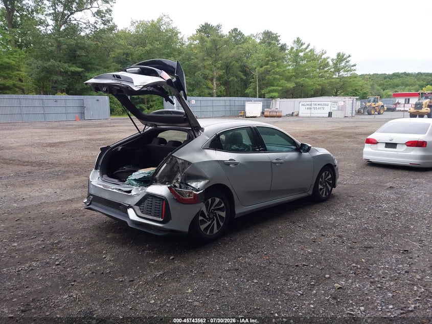 2017 Honda Civic VIN SHHFK7H2XHU403398 IAAI salvage auction — REAR END, Salvage (New Jersey), sold $2,350 on 2026-09-05 (photo 4)
