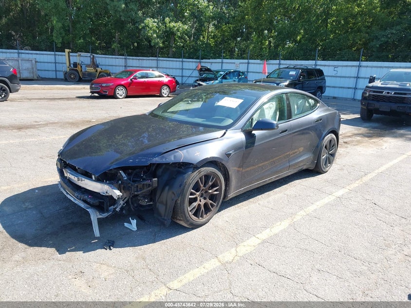 2024 Tesla Model s VIN 5YJSA1E5XRF536260 IAAI salvage auction — FRONT END, Clear (Michigan), sold $23,250 on 2026-09-03 (photo 2)