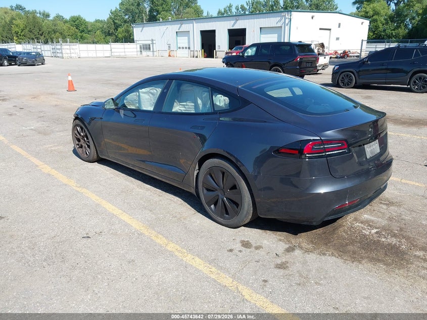 2024 Tesla Model s VIN 5YJSA1E5XRF536260 IAAI salvage auction — FRONT END, Clear (Michigan), sold $23,250 on 2026-09-03 (photo 3)