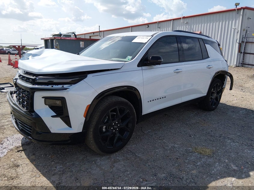 2026 Chevrolet Traverse VIN 1GNERLKS0TJ132953 IAAI salvage auction — FRONT & REAR, Wait Title, sold $10,000 on 2026-09-14 (photo 2)