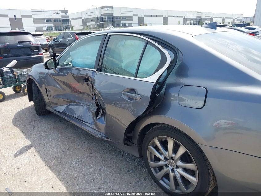 2015 Lexus Gs VIN JTHBE1BL6FA000299 IAAI salvage auction — SIDE, Salvage Title, sold $3,350 on 2026-09-29 (photo 6)