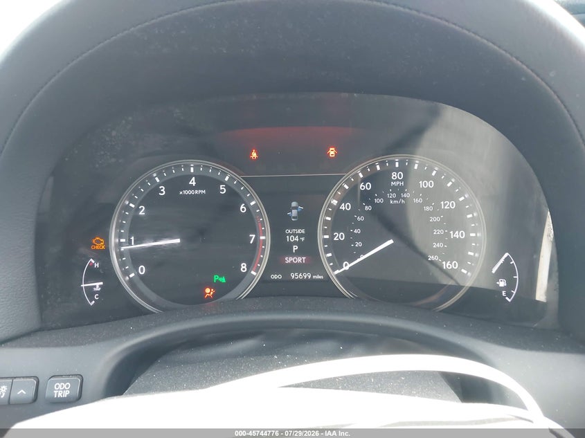 2015 Lexus Gs VIN JTHBE1BL6FA000299 IAAI salvage auction — SIDE, Salvage Title, sold $3,350 on 2026-09-29 (photo 7)