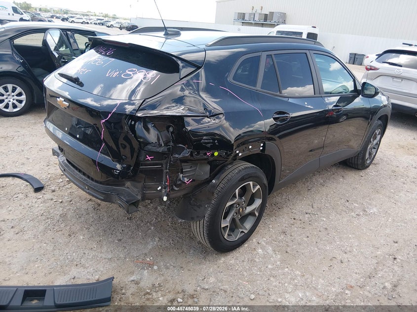 2026 Chevrolet Trax VIN KL77LHEP3TC078881 IAAI salvage auction — RIGHT REAR, Enterprise Vehicles Clear Only (Kentucky), sold $11,775 on 2026-07-30 (photo 4)