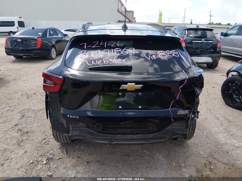 2026 Chevrolet Trax VIN KL77LHEP3TC078881 IAAI salvage auction — RIGHT REAR, Enterprise Vehicles Clear Only (Kentucky), sold $11,775 on 2026-07-30 (photo 6)