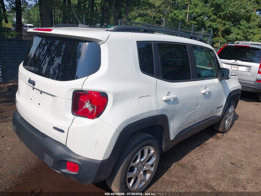 2017 Jeep Renegade VIN ZACCJBBB3HPE65771 IAAI salvage auction — FRONT & REAR, Clear (Michigan), sold $1,200 on 2026-08-13 (photo 4)
