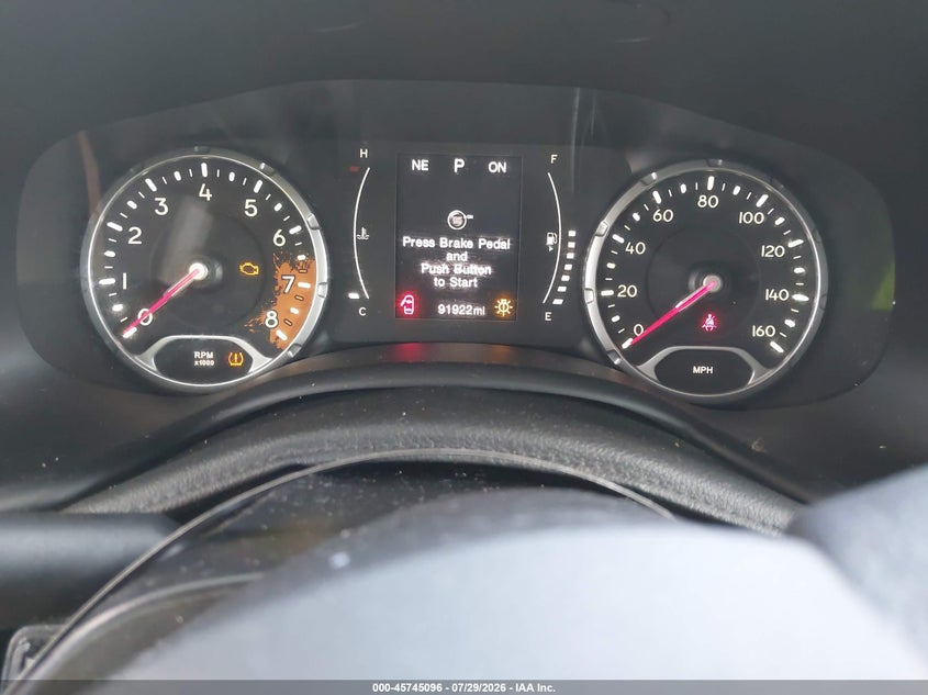 2017 Jeep Renegade VIN ZACCJBBB3HPE65771 IAAI salvage auction — FRONT & REAR, Clear (Michigan), sold $1,200 on 2026-08-13 (photo 7)