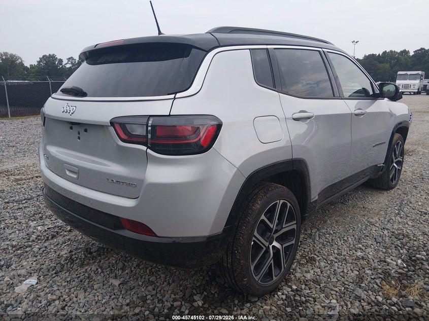 2025 Jeep Compass VIN 3C4NJDCN8ST615323 IAAI salvage auction — FRONT END, Enterprise Vehicles Clear Only (Iowa), sold $10,600 on 2026-08-03 (photo 4)