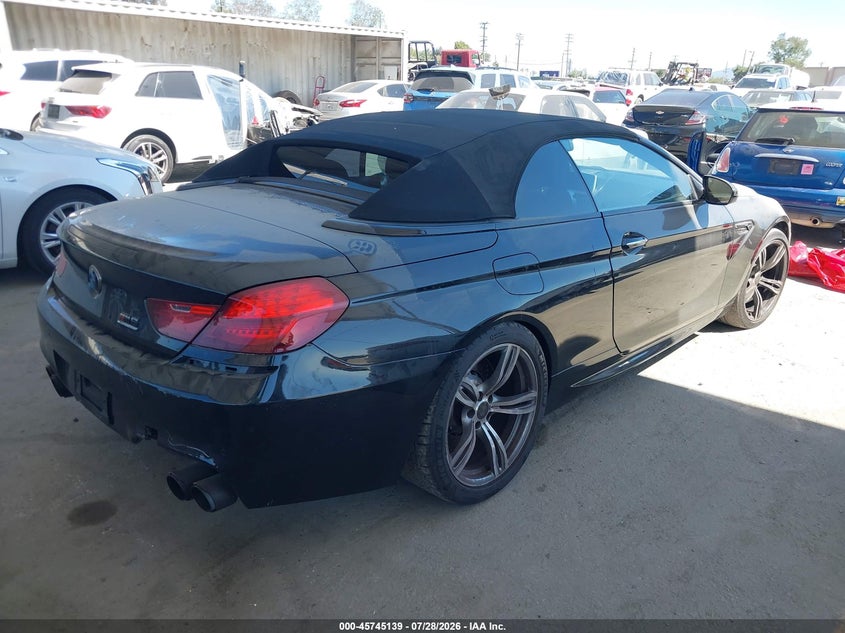 2015 BMW M6 VIN WBSLZ9C51FD651260 IAAI salvage auction — LEFT SIDE, Salvage (California), sold $11,850 on 2026-09-02 (photo 4)