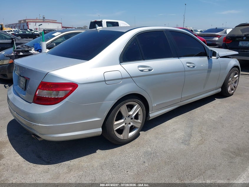 2011 Mercedes-benz C class VIN WDDGF5EB6BA465471 IAAI salvage auction — FRONT END, Salvage (California), sold $575 on 2026-08-20 (photo 4)