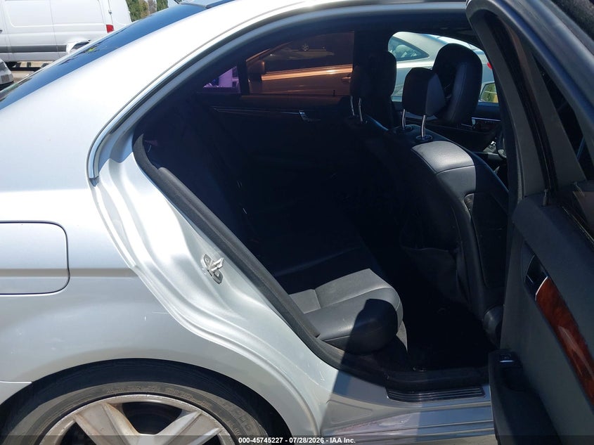 2011 Mercedes-benz C class VIN WDDGF5EB6BA465471 IAAI salvage auction — FRONT END, Salvage (California), sold $575 on 2026-08-20 (photo 8)