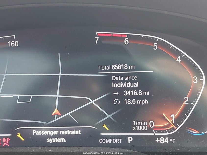 2023 BMW 5er VIN WBA13BJ00PWY22114 IAAI salvage auction — NORMAL WEAR, Mv-907A (New York), sold $9,000 on 2026-08-04 (photo 7)
