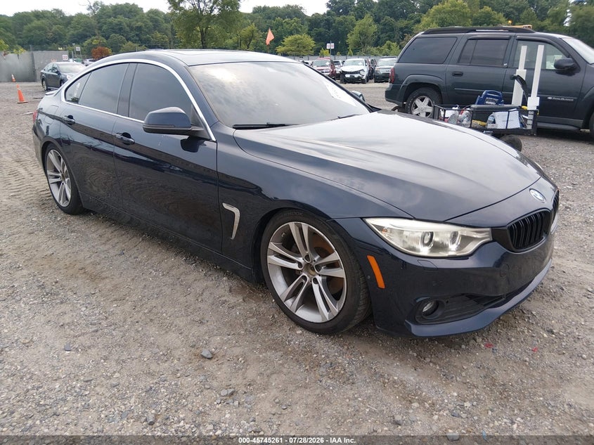 2016 BMW 4 series VIN WBA4C9C5XGG135666 IAAI salvage auction — NORMAL WEAR, Clear (New Jersey), sold $2,300 on 2026-08-20 (photo 1)
