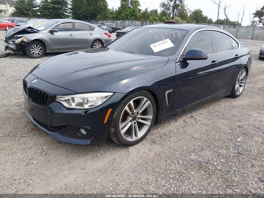 2016 BMW 4 series VIN WBA4C9C5XGG135666 IAAI salvage auction — NORMAL WEAR, Clear (New Jersey), sold $2,300 on 2026-08-20 (photo 2)