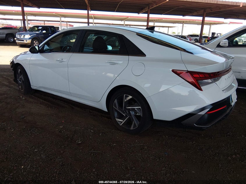 2025 Hyundai Elantra VIN KMHLS4DG5SU981004 IAAI salvage auction — FRONT END, Enterprise Vehicles Clear Only (Nevada), sold $10,600 on 2026-08-01 (photo 3)