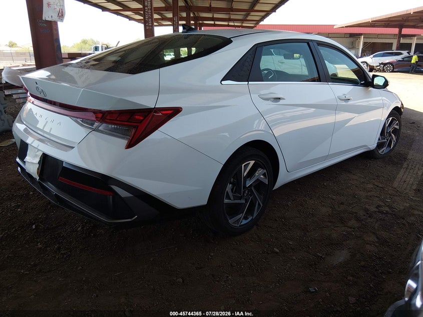 2025 Hyundai Elantra VIN KMHLS4DG5SU981004 IAAI salvage auction — FRONT END, Enterprise Vehicles Clear Only (Nevada), sold $10,600 on 2026-08-01 (photo 4)