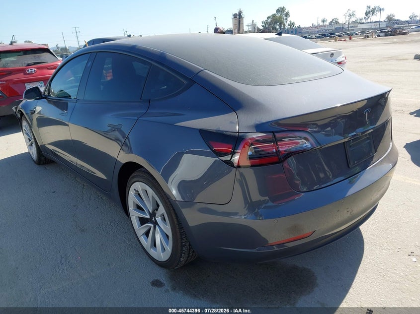 2022 Tesla Model 3 VIN 5YJ3E1EA4NF360662 IAAI salvage auction — FRONT END, Salvage Title, sold $5,700 on 2026-09-09 (photo 3)