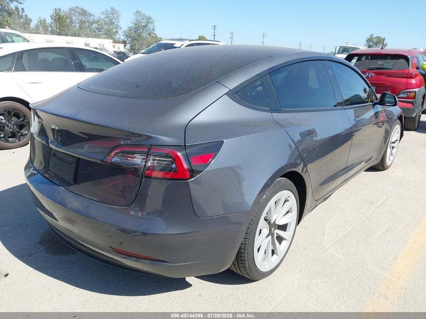 2022 Tesla Model 3 VIN 5YJ3E1EA4NF360662 IAAI salvage auction — FRONT END, Salvage Title, sold $5,700 on 2026-09-09 (photo 4)