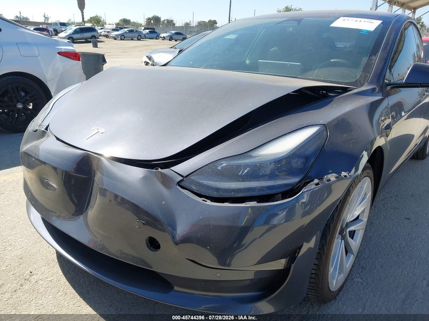 2022 Tesla Model 3 VIN 5YJ3E1EA4NF360662 IAAI salvage auction — FRONT END, Salvage Title, sold $5,700 on 2026-09-09 (photo 6)