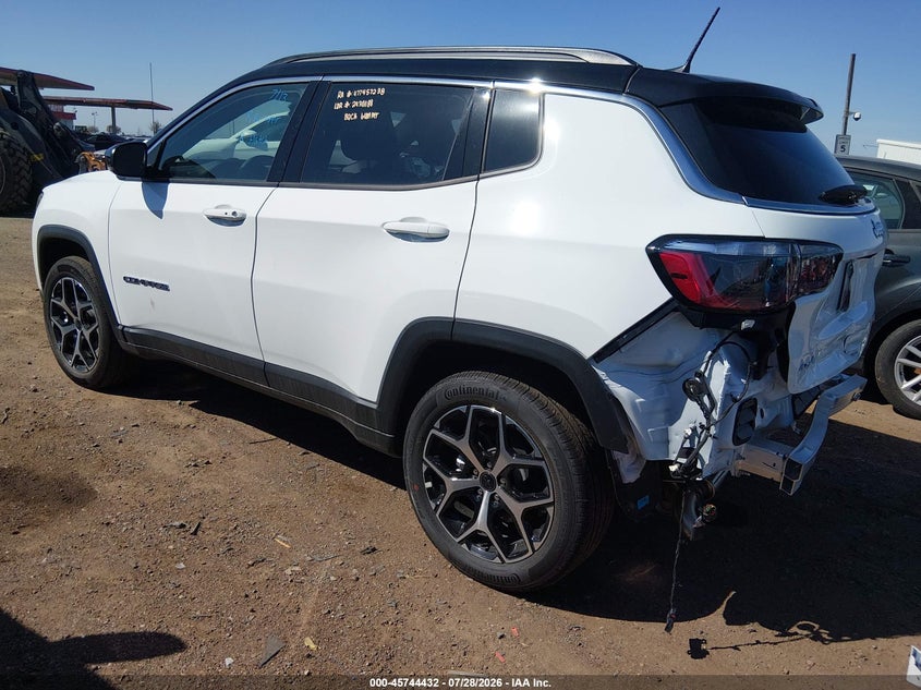 2026 Jeep Compass VIN 3C4NJDCN7TT271100 IAAI salvage auction — REAR END, Enterprise Vehicles Clear Only (Arizona), sold $25 on 2026-08-01 (photo 3)
