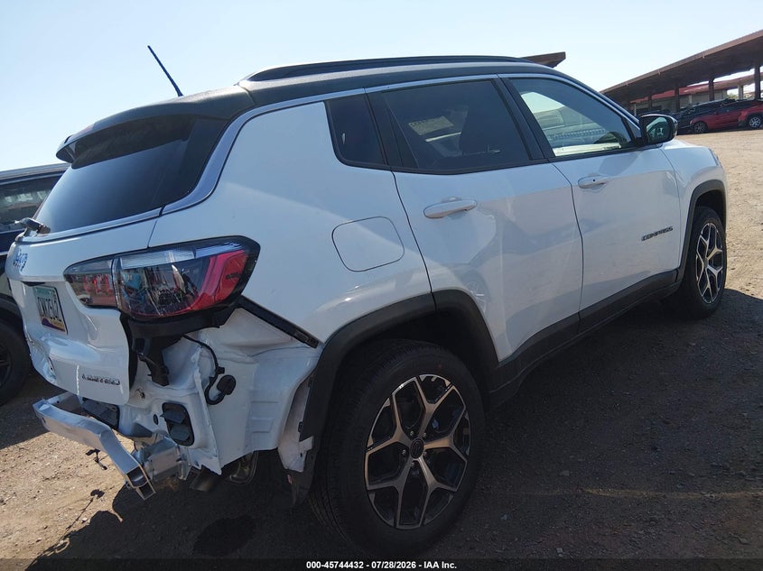 2026 Jeep Compass VIN 3C4NJDCN7TT271100 IAAI salvage auction — REAR END, Enterprise Vehicles Clear Only (Arizona), sold $25 on 2026-08-01 (photo 4)