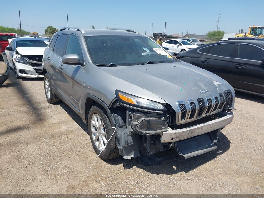 2016 Jeep Cherokee VIN 1C4PJLCB1GW355907 IAAI salvage auction — FRONT END, Wait Title, sold $1,325 on 2026-10-08 (photo 1)