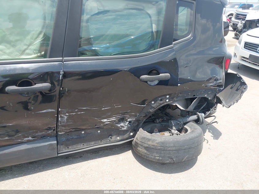 2015 Jeep Renegade VIN ZACCJAAT9FPC12441 IAAI salvage auction — LEFT SIDE, Salvage (Texas), sold $700 on 2026-08-19 (photo 6)
