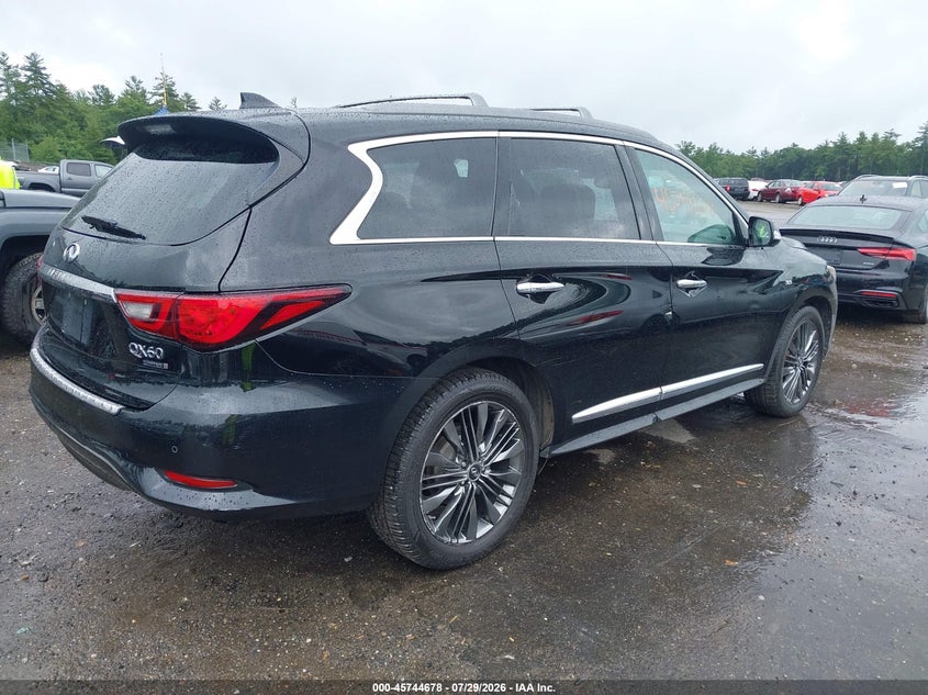 2019 Infiniti Qx60 VIN 5N1DL0MM5KC517507 IAAI salvage auction — LEFT SIDE, Salvage (Massachusetts), sold $3,900 on 2026-09-04 (photo 4)