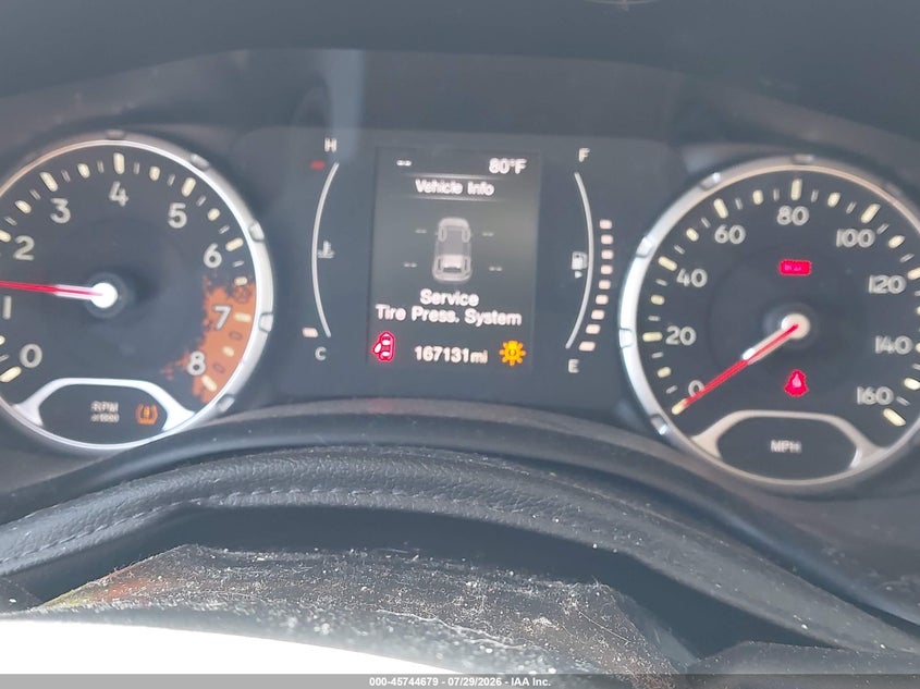 2015 Jeep Renegade VIN ZACCJABH0FPB65292 IAAI salvage auction — NORMAL WEAR, Clear (North Carolina), sold $1,400 on 2026-08-20 (photo 7)