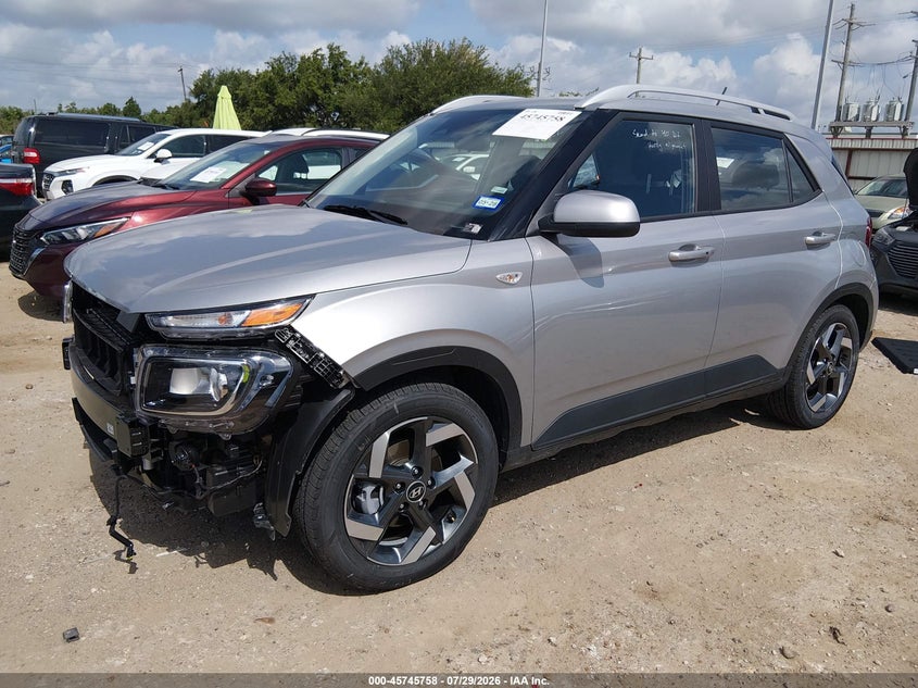 2026 Hyundai Venue VIN KMHRC8A36TU475585 IAAI salvage auction — UNDERCARRIAGE, Enterprise Vehicles Clear Only (Texas), sold $14,550 on 2026-07-30 (photo 2)