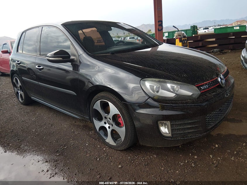 2010 Volkswagen Gti VIN WVWHV7AJ0AW236912 IAAI salvage auction — NORMAL WEAR, Clear-Dealer Only (Arizona), sold $1,400 on 2026-08-11 (photo 1)