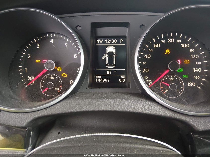 2010 Volkswagen Gti VIN WVWHV7AJ0AW236912 IAAI salvage auction — NORMAL WEAR, Clear-Dealer Only (Arizona), sold $1,400 on 2026-08-11 (photo 7)