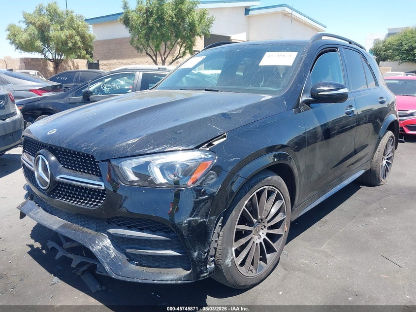 2022 Mercedes-benz Gle VIN 4JGFB4KB3NA648536 IAAI salvage auction — FRONT END, Salvage Title, sold $16,825 on 2026-09-04 (photo 2)