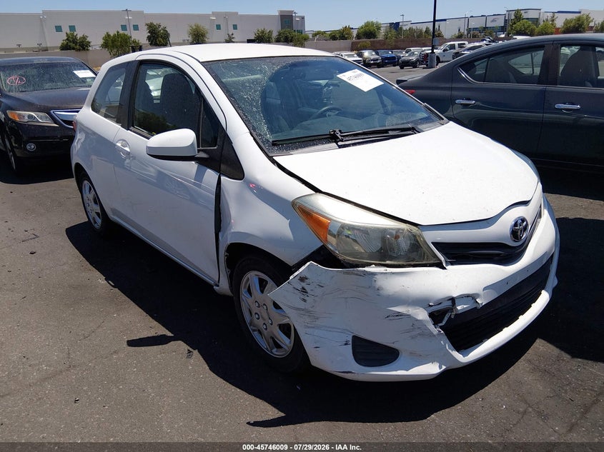 2014 Toyota Yaris VIN VNKJTUD35EA008899 IAAI salvage auction — RIGHT FRONT, Salvage Certificate (California), sold $2,000 on 2026-08-02 (photo 6)